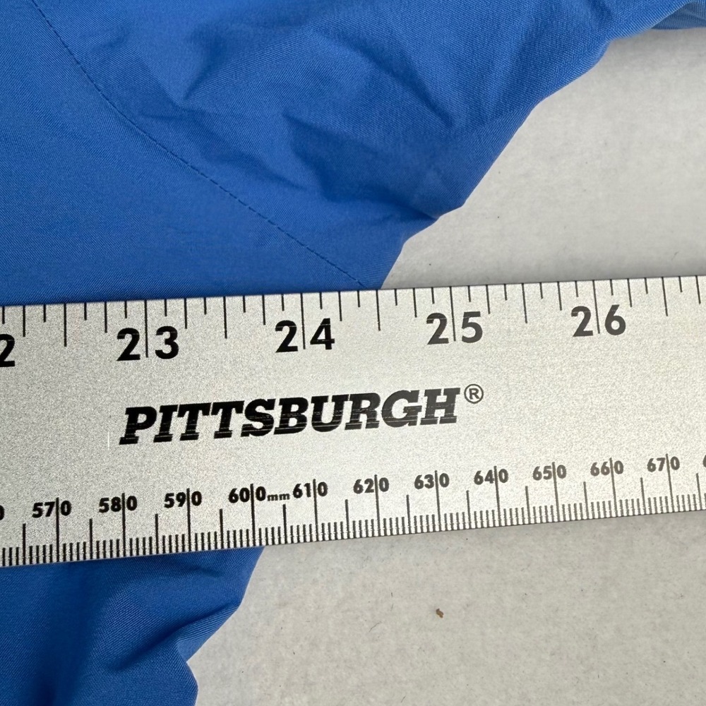 Peter Millar Mens Blue Quarter Zip Windbreaker Golf Pullover Jacket Large - Picture 4 of 6